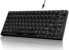 Attack Shark ajazz AK820 Mechanical Gaming Keyboard with Knob 75% Keyboard Ho... picture