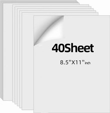 Sticker Paper for Inkjet Printer, 8.5