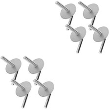 8Pcs Fan Pedestal Bolt Kit Silver Iron Household Fan Mounting Screws picture