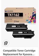 MO Brand Toner/Cartridges Black Part# 1T02RY0US0, TK-1162 2 Pack picture