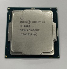 Intel Core i3-8100 3.60GHz 4-Core LGA1151 CPU Processor SR3N5 - Tested picture
