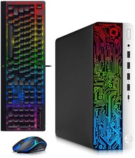 HP 600 G3 Gaming i5-6500 16GB RAM 256GB SSD AMD Radeon Rx-550 Gaming Desktop picture