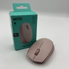 Logitech M170 Wireless Mouse - PC, Mac, Laptop, Ambidextrous, Compact, Rose Pink picture