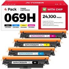 069H Toner 4-Pack High Capacity for Canon MF753Cdw MF751Cdw LBP674Cdw - 4 Color picture