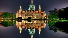 Landscape architecture city cityscape germany water old Custom Gaming Mat Desk picture