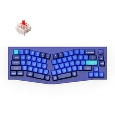 NAVY BLUE - KEYCHRON Q8 ALICE LAYOUT QMK CUSTOM MECHANICAL KEYBOARD picture