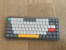 Nuphy Air75 V2 Mechanical Wireless Keyboard Lunar Grey Red Switches. No Dongle picture