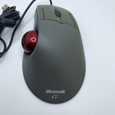 Microsoft Trackball Optical 1.0 Wired USB Optical 5-Button 400 DPI Gray/Red picture