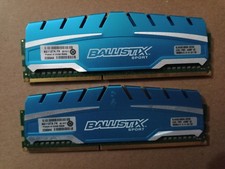 Qty. 3; Crucial Ballistix Sport 4GB PC3-12800 Desktop RAM;  (3x4GB) Total 12gb picture