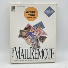 Microsoft Mail Remote (1994) Version 3.2 “Super Rare” - Open Box CIB Quick Ship picture