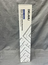 NEW Delamu 15 Pack Cord Hider Cable Raceway Cover For Wires On Wall  CC03 SEALED picture