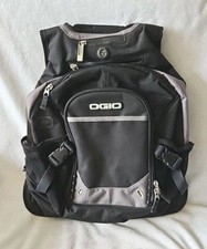 Ogio Street Fugitive Backpack Laptop Tech Computer Travel Bag Black and Gray EUC picture