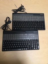 LOT OF 2 Cherry SPOS G86-61410EUADAA- /00, 123-Key, USB Keyboard - USED picture
