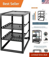 Heavy-Duty 20U Open Frame Rack for IT & AV Devices – Wall-Mount or Stand picture