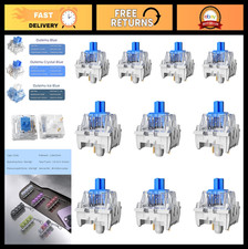 51Pcs Blue Switches, 3Pcs Outemu Click Switches, Dustproof, Crisp Sound for 3D P picture