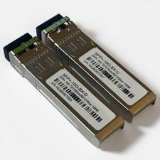 Lot of 2 SFP+ 10G BiDi Modules | BX‑U/BX‑D | 1270/1330nm 10km | Cisco Compatible picture