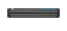 BLACK BOX CORPORATION JPM806A-R2 CAT5E FEED-THROUGH PATCH PANEL - 2U, SHIELDED picture