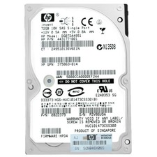 Hard Drive Hp DG072A4951 72GB 10 000Rpm SAS 2.5'' Inch 443177-001 picture