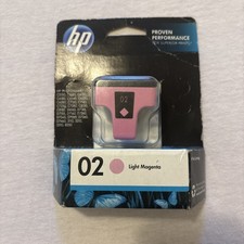 GENUINE HP 02 C8772WN Magenta Ink Cartridge HP PhotoSmart Series Sealed 02/2013 picture
