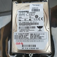MK1234GSX, A0/AH001H, HDD2D31 F ZL02 S, Toshiba 120GB  picture