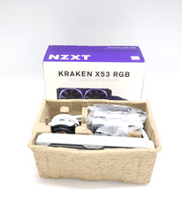 NZXT Kraken X53 RGB 240mm Liquid CPU Cooler RL-KRX53-RW Few Parts Miss 