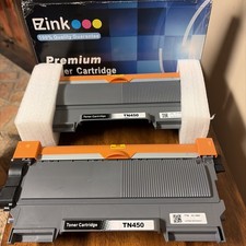 2-EZink Compatible W/TN450 Ink & Toner Cartridge Ultra Black open box, Brothers picture