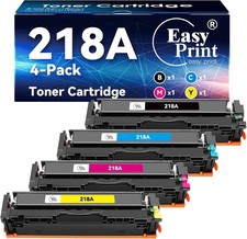 InkNI 218A Toner Cartridges 4 Pack Replacement for HP 218A W2180A picture