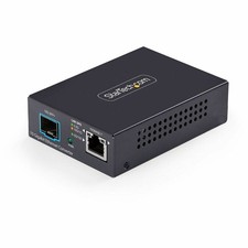 StarTech 10GbE Multi-Gigabit Open SFP+ Fiber Media Converter Standalone Ethernet picture