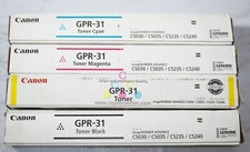 4 OEM Canon iRUNNER C5030,C5035,C5235 GPR-31 CMYK Toners (Open Magenta/Black) picture