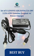 lot of 5 LENOVO ADLX45DLC2A 20V 2.25A 45W Genuine Original AC Power Charger picture