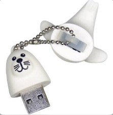 NEW Emtec 3D White Seal Character 8GB USB 2.0 Flash Drive picture