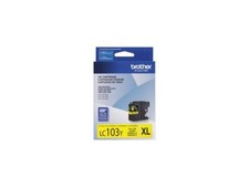 BROTHER INTERNATIONAL CORPORAT LC103Y HIGH YIELD YELLOW INK CARTRIDGE FOR MFCJ44 picture