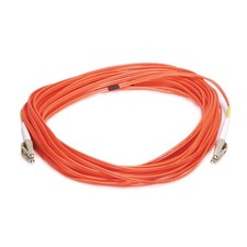 MONOPRICE 6201 Fiber Cord,Duplex,LC, LC,2m,Yellow 13U510 picture
