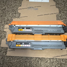 Brother TN-221BK Black Genuine/Original Laser Toner Cartridges Lot of 2 picture