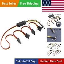 Sata Cable DC5.5x2.5 To Power Cable 12V To 5V DC5525 Splitters Connectors picture