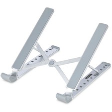 StarTech Foldable Laptop Riser Stand Portable Height Adjustable LAPTOPRISERBAR picture