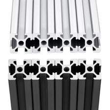 Aluminum Extrusion 2020/3030  profile V/T Slot Black/Silver (Ships from PA, US) picture