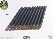 10 x HIGH GAIN 2dBi 900/1800 MHz SMA Male Plug Straight GSM GPRS Antenna 3