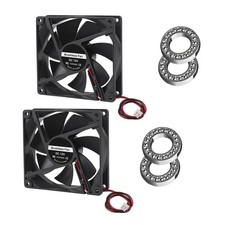 2pcs 9225 92mm x 25mm 5V 2 Pin Dual Bearings Brushless 90mm Fan DC Cooling Ex... picture