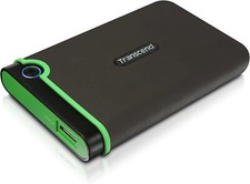 Transcend Portable HDD 1TB Shock resistance Slim type USB3.1 GEN1 Ilon Gray picture