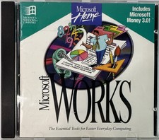 Microsoft Home Works CD-ROM (1994) Includes Microsoft Money 3.0 PC Pre-owned picture