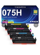 TESQIN 075H Toner Cartridge 4-Pack for Canon LBP646Cdw MF662Cdw MF665Cdw picture