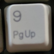 9 PgUp Key Only For Micro Innovations Keyboard Replacement Part One Piece  picture