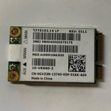 (Lot of 7) Wireless 5620 DW5620 Mini-PCI Express Broadband WWAN-GV33N picture
