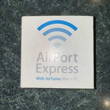 Apple Airport Express 54 Mbps Wireless N Base Station - White A1084  picture