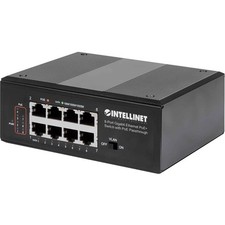 Intellinet 8-Port Gigabit Ethernet PoE+ Switch with PoE Passthrough picture