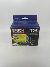 Epson 125 Genuine Ink Cartridge Black and Color Combo Pack T125120-BCS *04/2029* picture