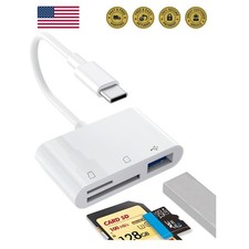 1PCS USB C to SD Card Reader | SD/TF/USB 3-in-1 memory card reader, Compatibl... picture