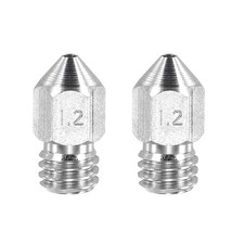 MK8 Nozzles 1.2mm 3D Printer Extruder Nozzle for 1.75mm Filament, Pack of 2 picture