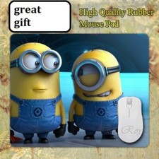 MINIONS  Dude  Disney Anti slip COMPUTER MOUSE PAD 9 X 7inch picture